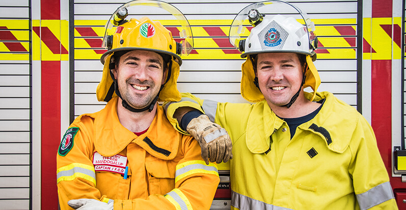 Firefighter volunteers
