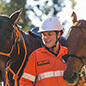 SES Mounted Section volunteer